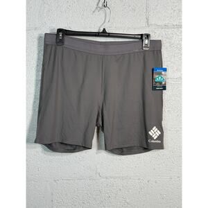 Columbia Women's Hike and Bike Moisture-Wicking Shorts city gray XXL